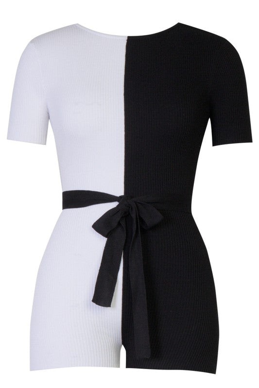 Ribbed Romper