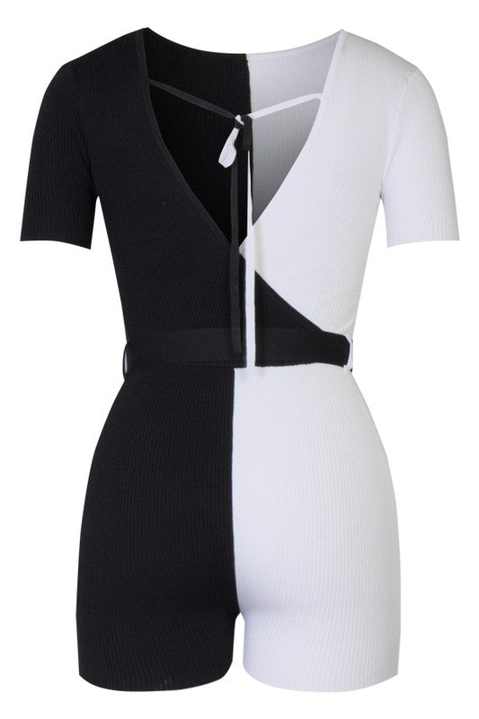 Ribbed Romper