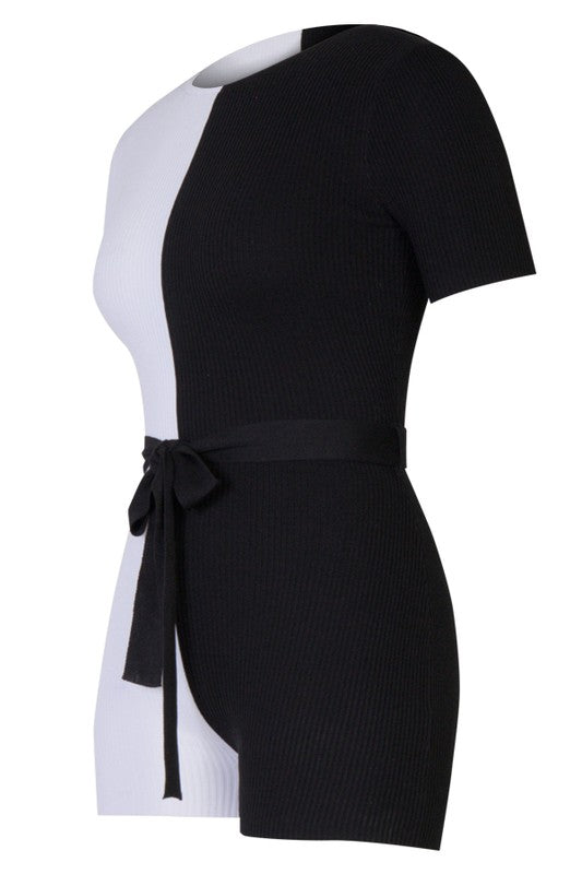 Ribbed Romper
