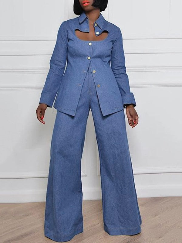 The chic denim set