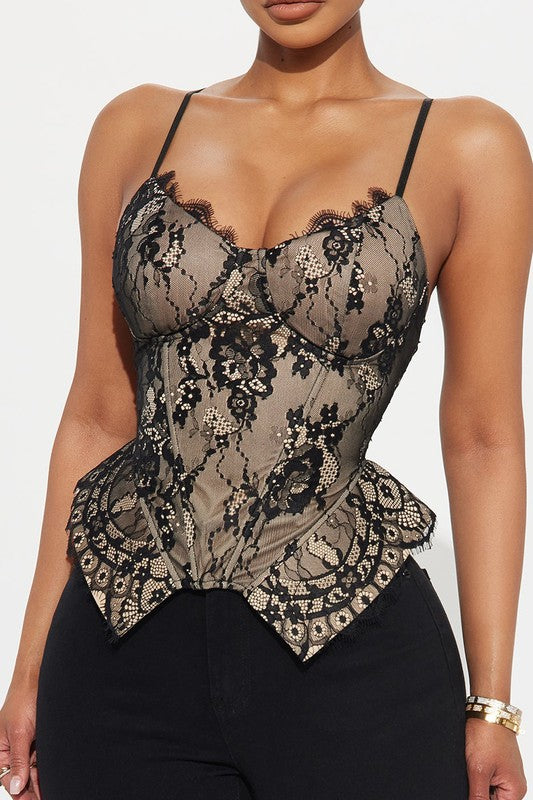 Peplum Bustier