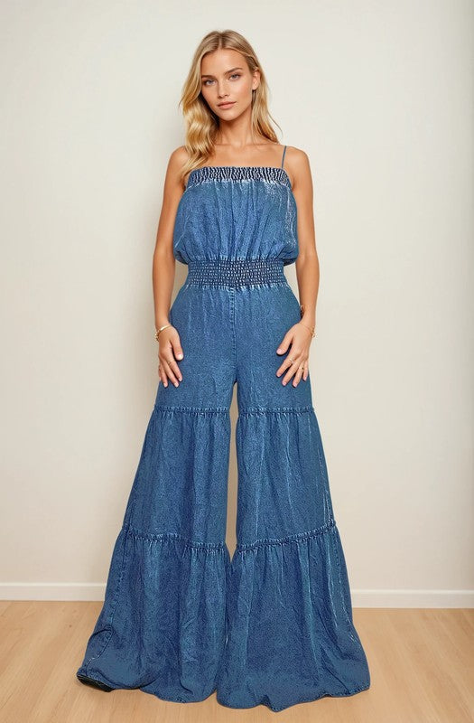 Wide-leg jumpsuit