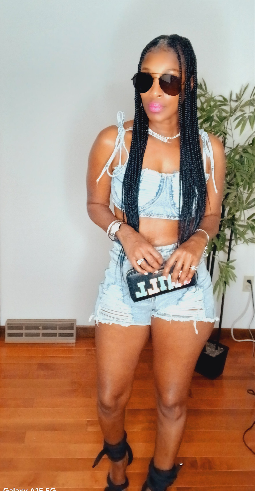 Destroyed Denim Set