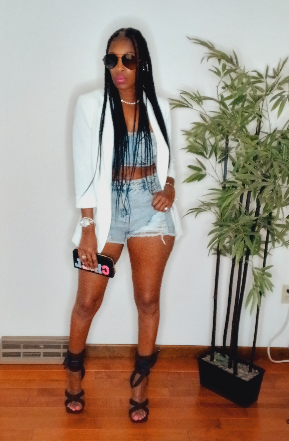 Destroyed Denim Set