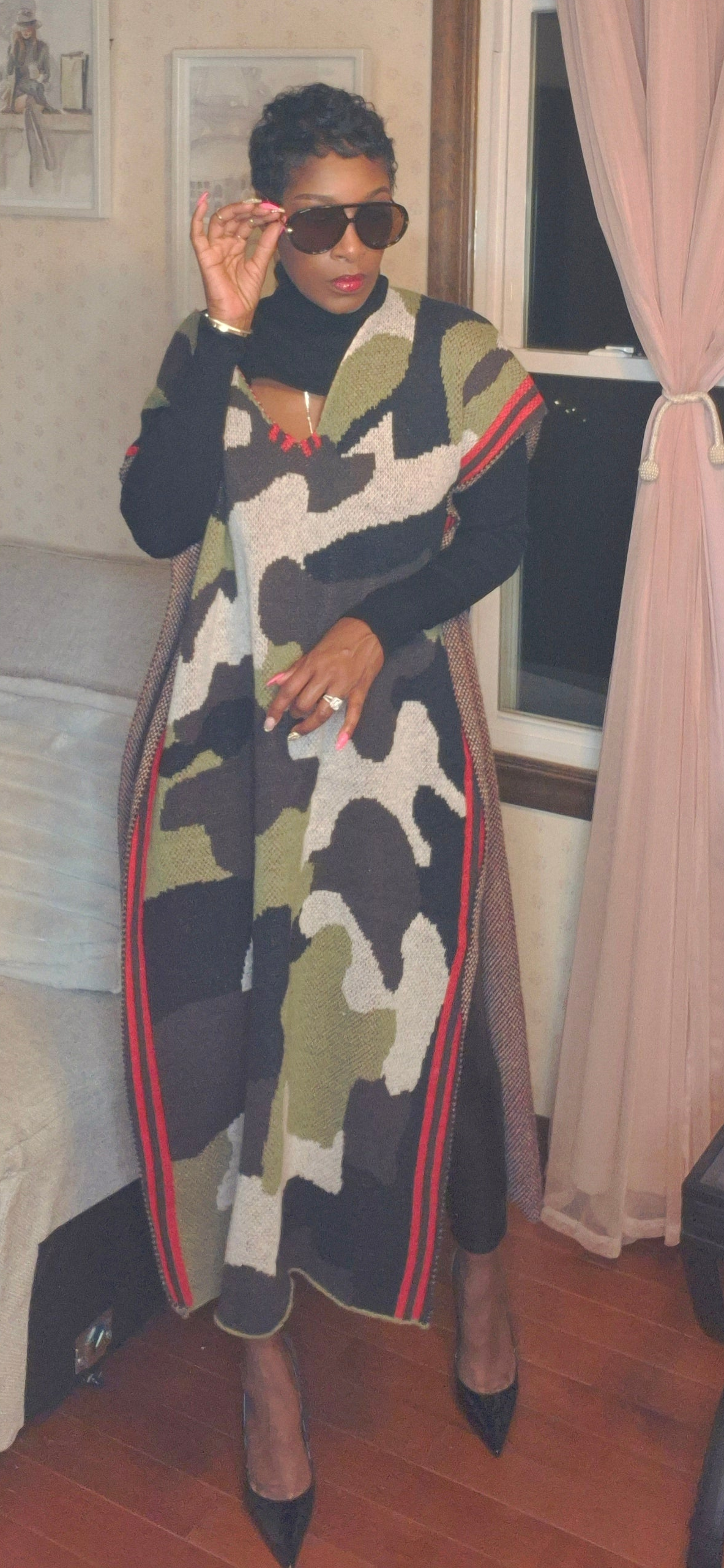 The poncho silhouettes