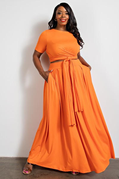 Orange 2 piece set