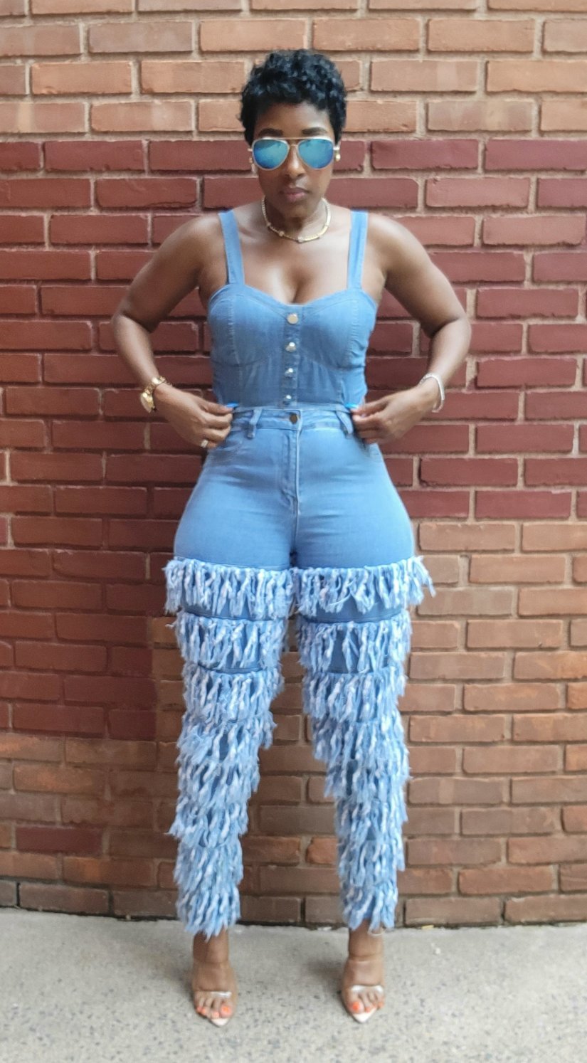 The Heather Fray Jeans
