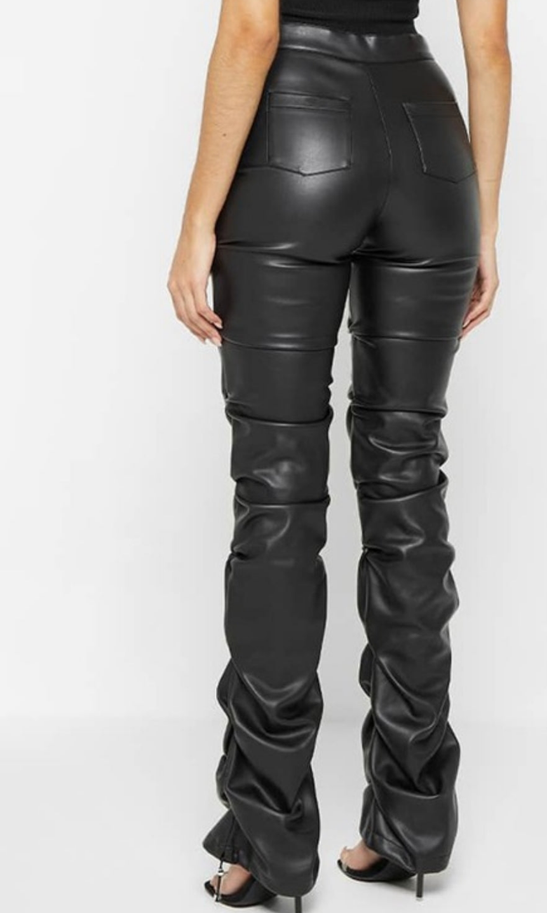 The leather scrunchies