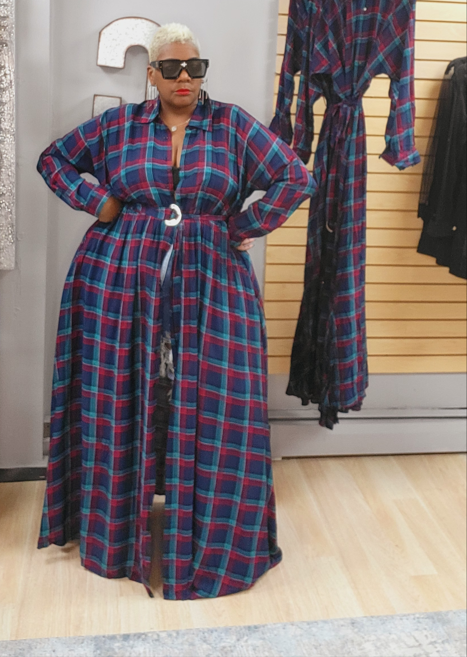 Plaid Maxi