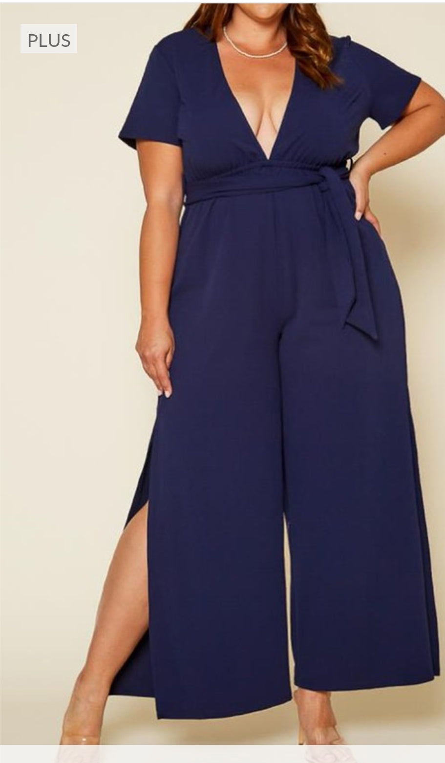 The side slit jumpsuit