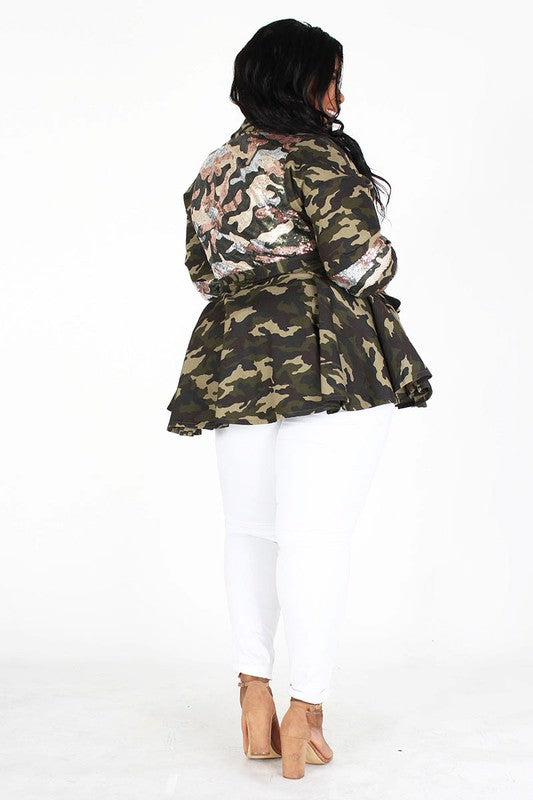 The Camo Sequin Jacket