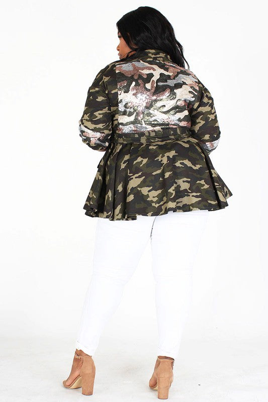 The Camo Sequin Jacket