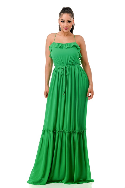 Maxi with ruffle