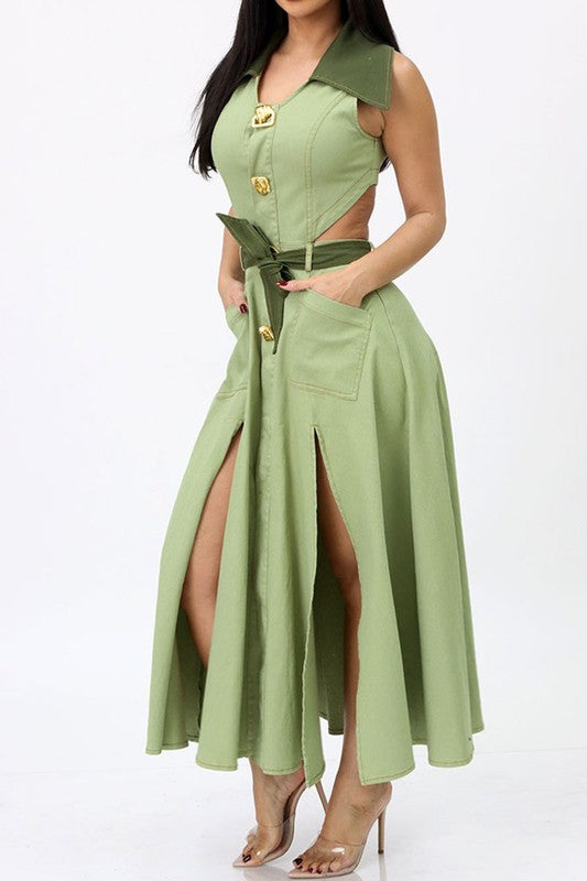 The Pistachio  dress