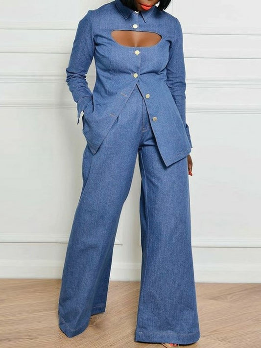 The chic denim set