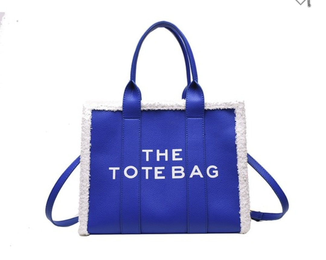 Blue Tote bag
