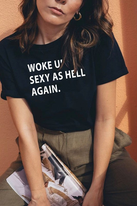 Waking up sexy